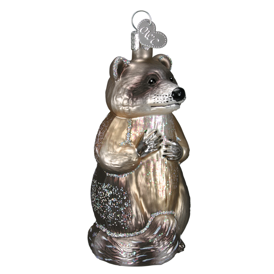 Raccoon Christmas Ornament