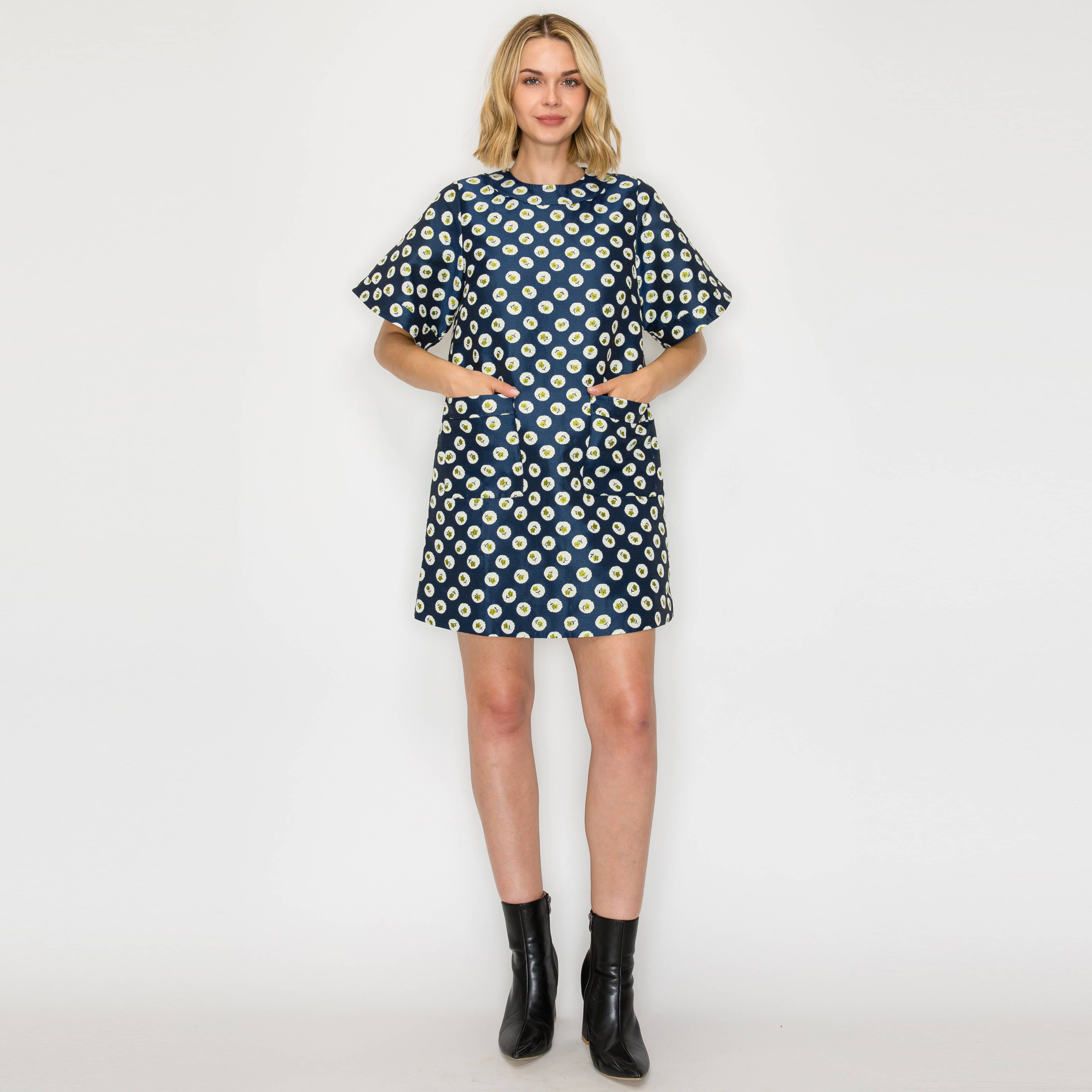 Flower Polka Dots Dress