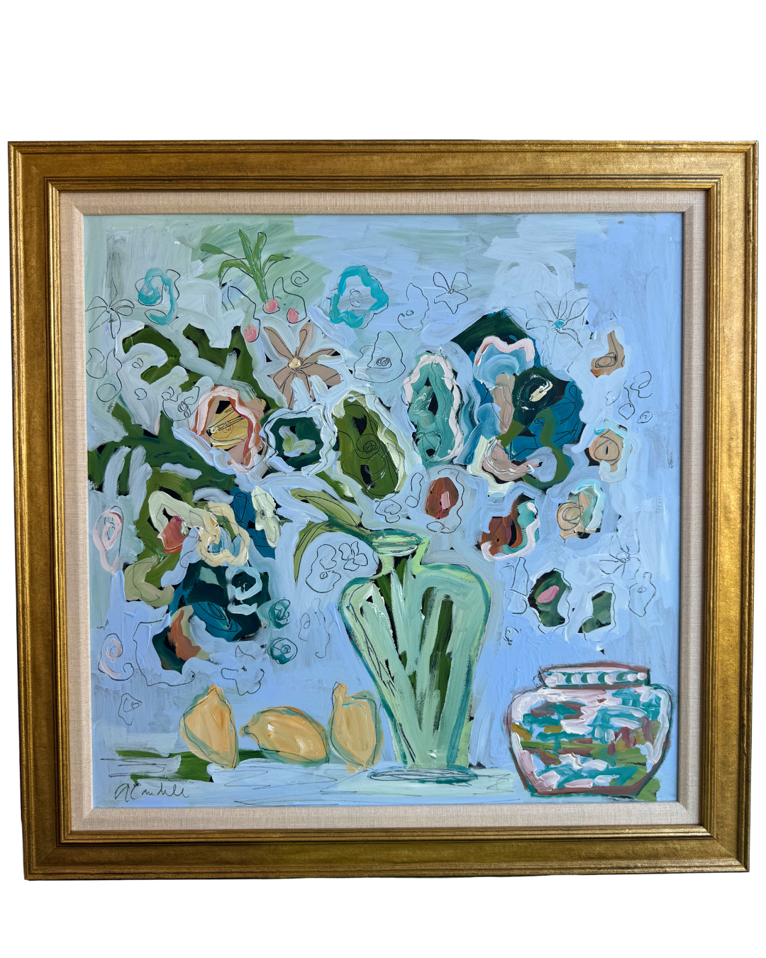 Alice Caudill Abstract Floral Still Life #6