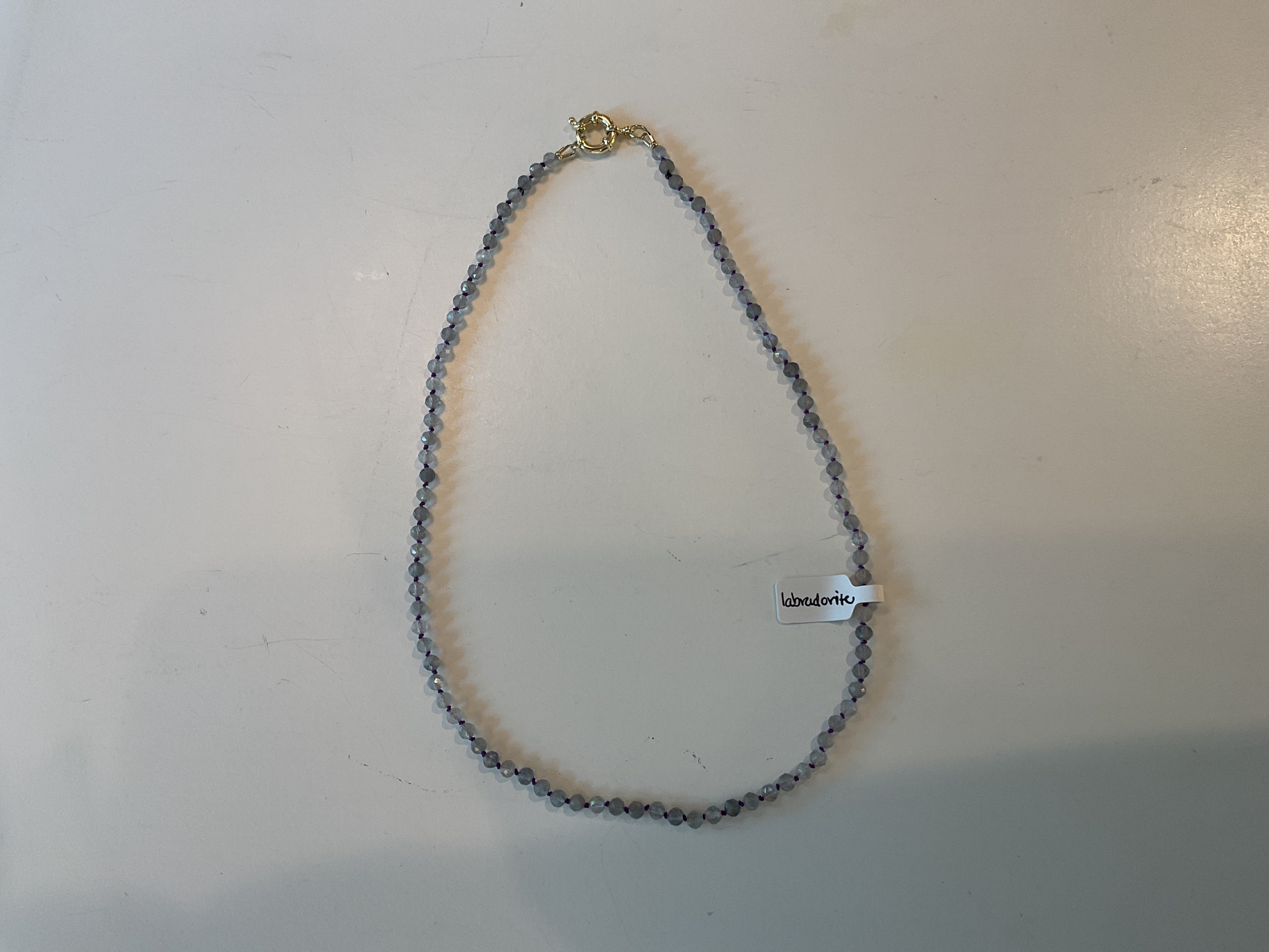 Labrodorite Beaded Necklace