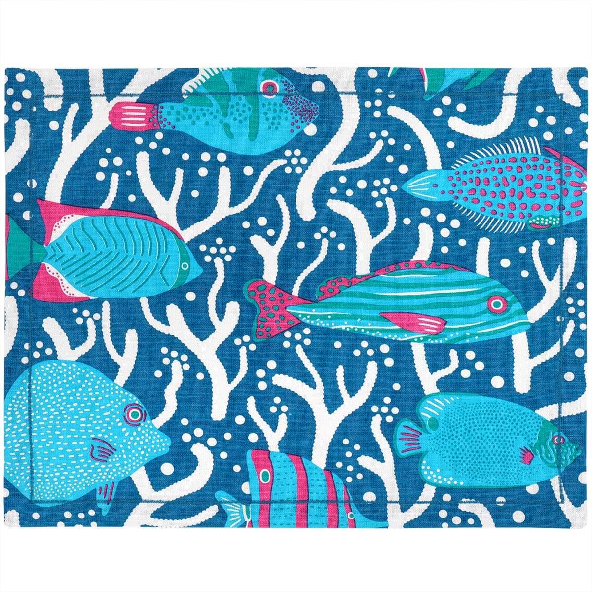 Blue Ocean Reef Placemats - Set of 2