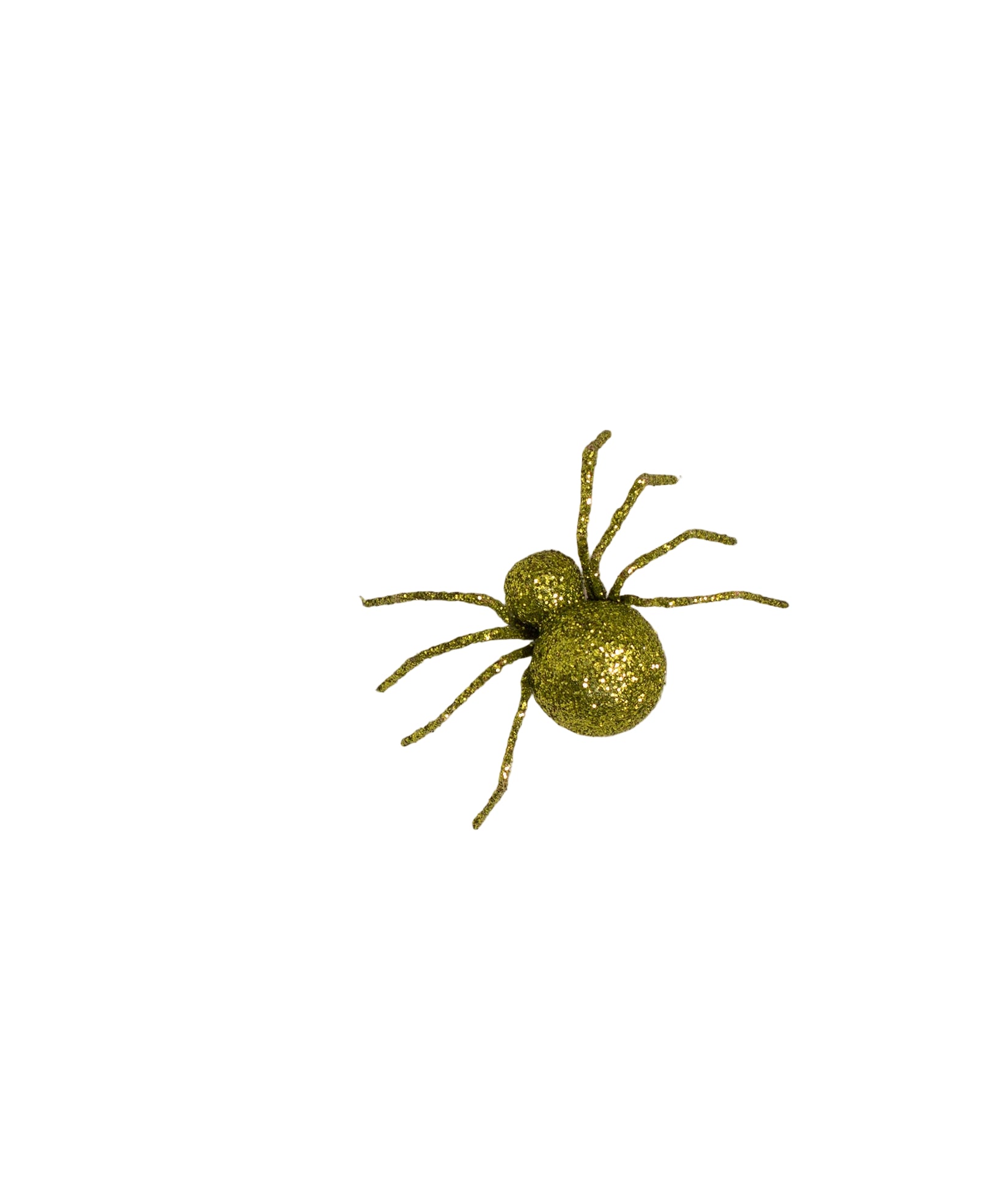 Glittered Spider Green