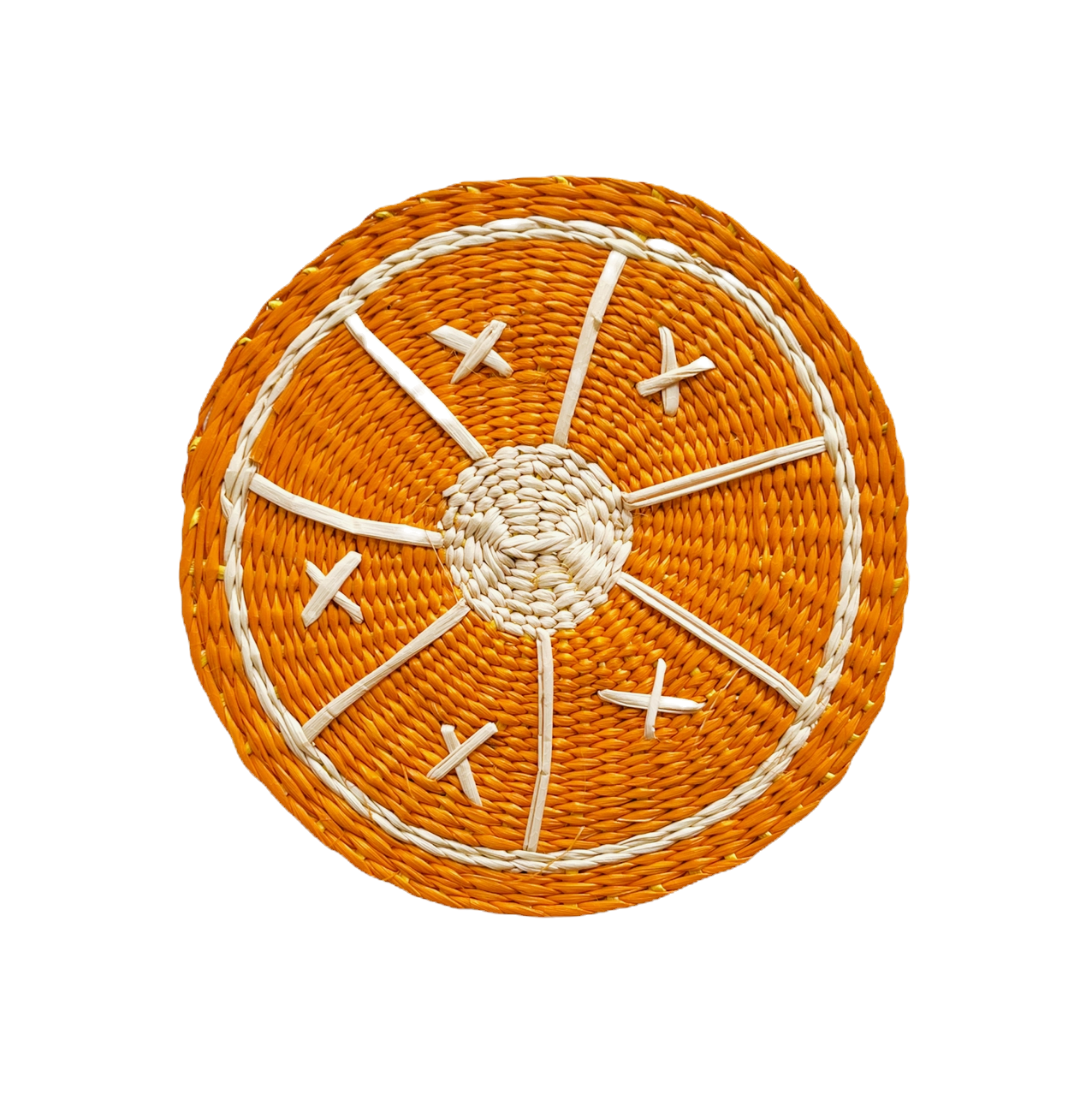 Orange Woven Coaster