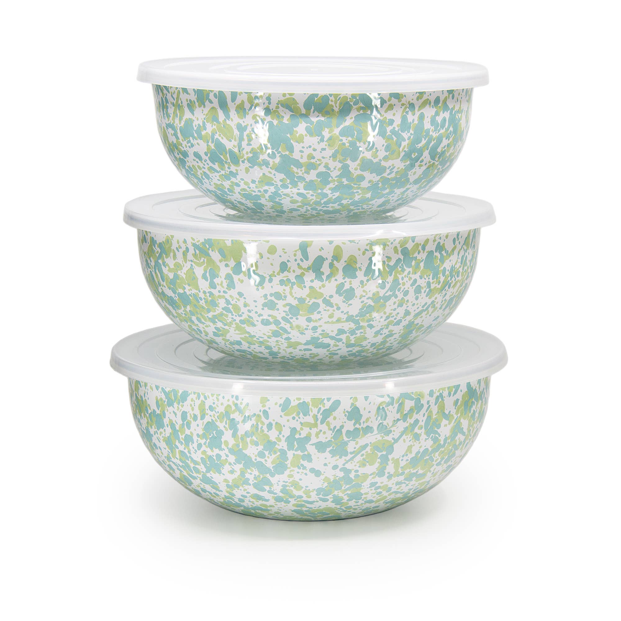 Golden Rabbit Enamelware Jardin Mixing Bowls