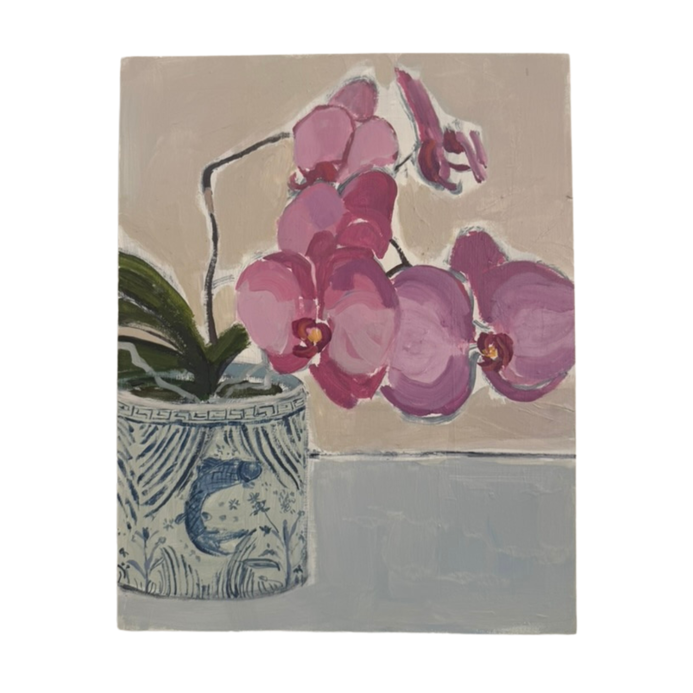 Pink Orchid No. 9 by Maggie Stickney