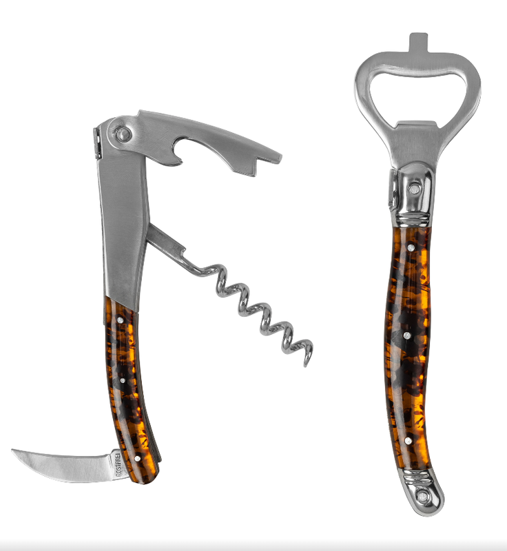 Tortoise Shell Barware Set