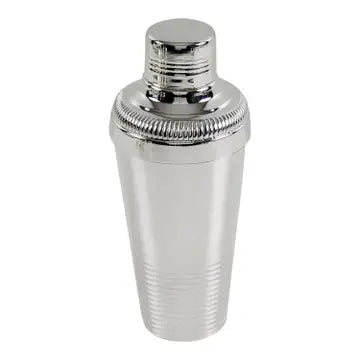 Extra Large Heavy 8.5" Ribbed Cocktail Shaker
