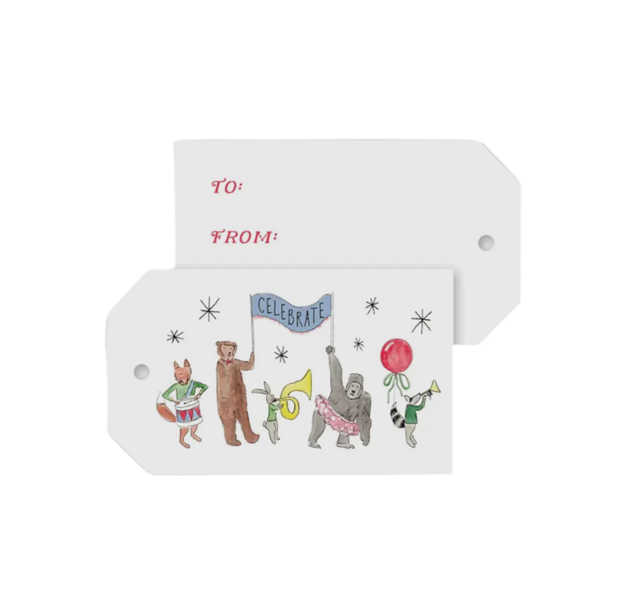 Animal Parade Gift Tags
