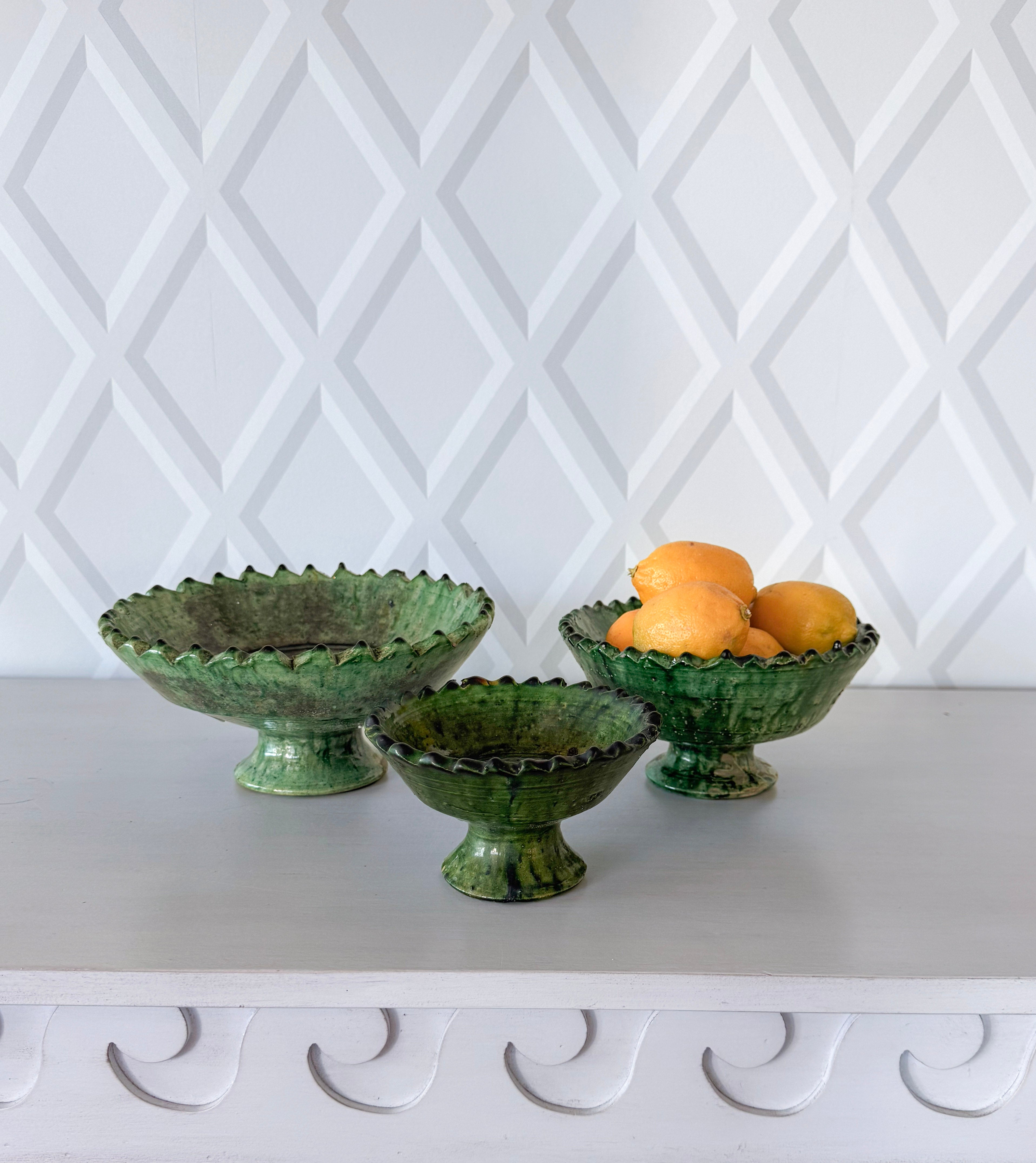 Tamegroute Pedestal Bowls