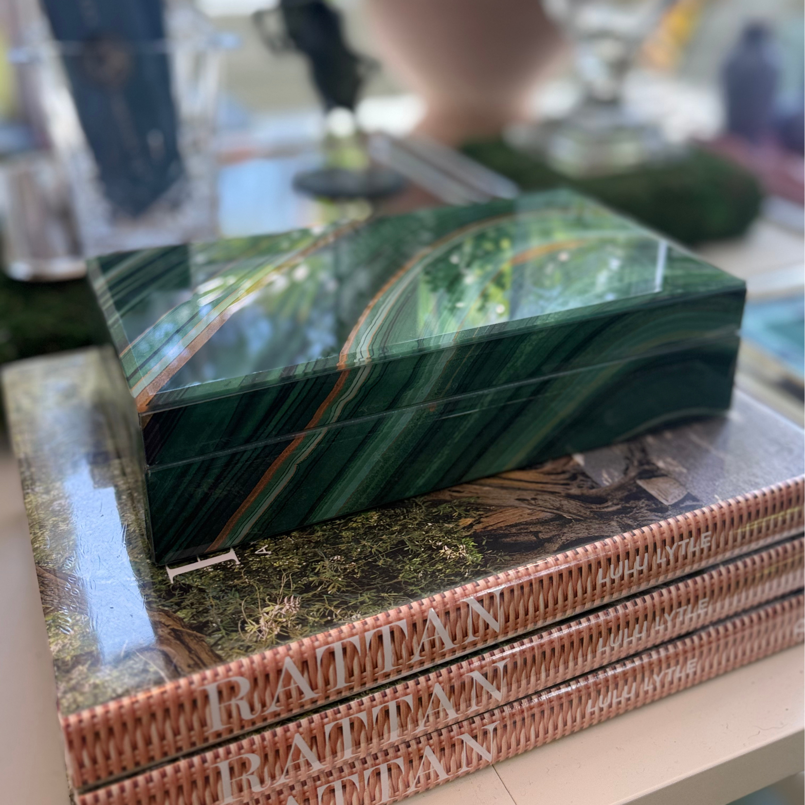 Malachite Trinket Box