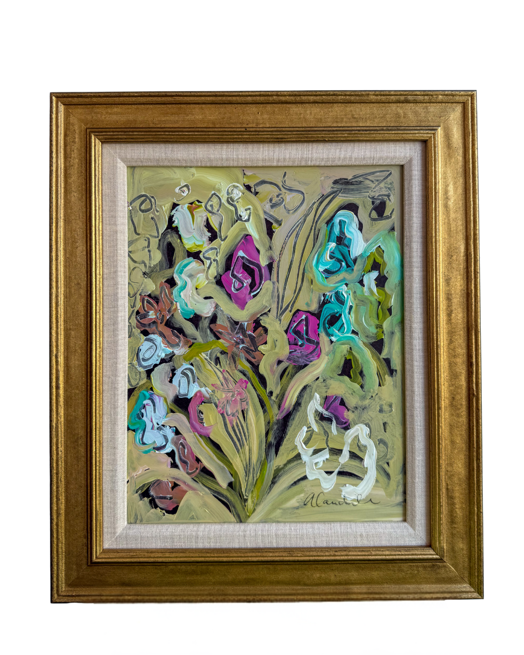 Alice Caudill Abstract Floral Still Life #1