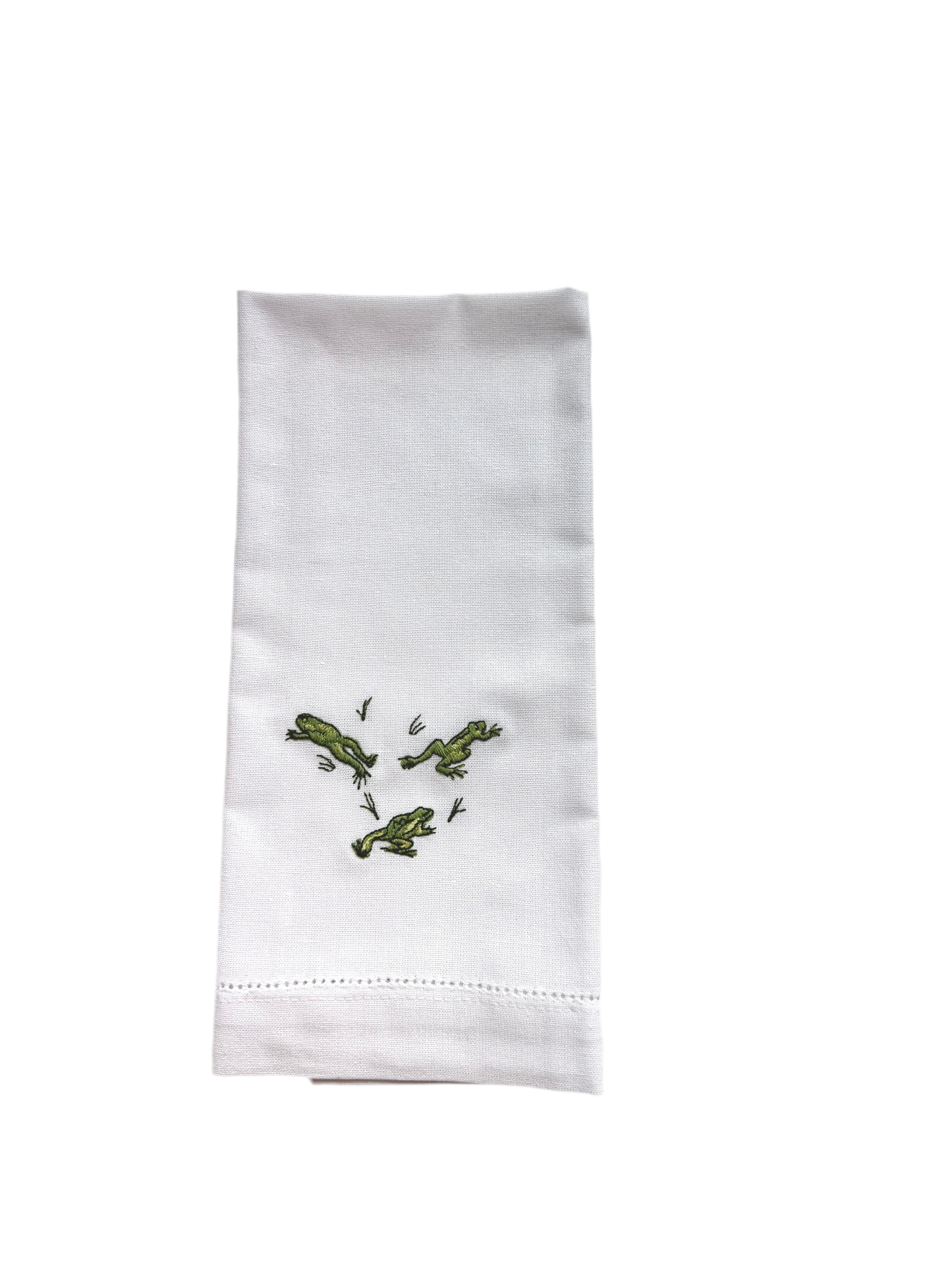 Hop to It! Embroidered Guest Towel