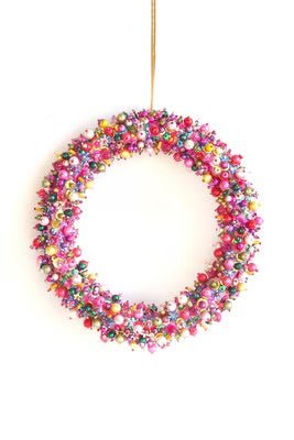 Beaded Magpie Wreath