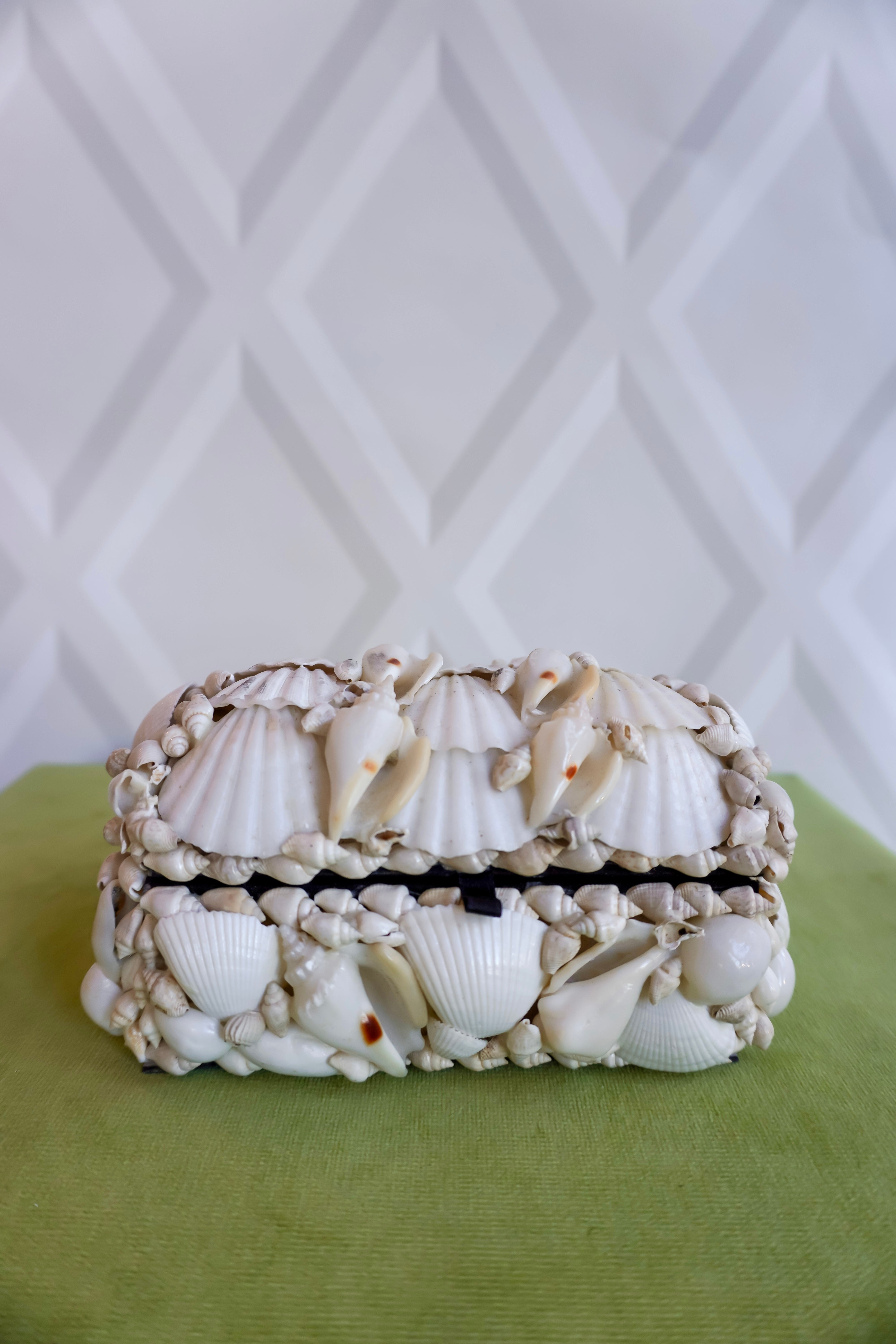 Rectangle Shell Jewelry Box