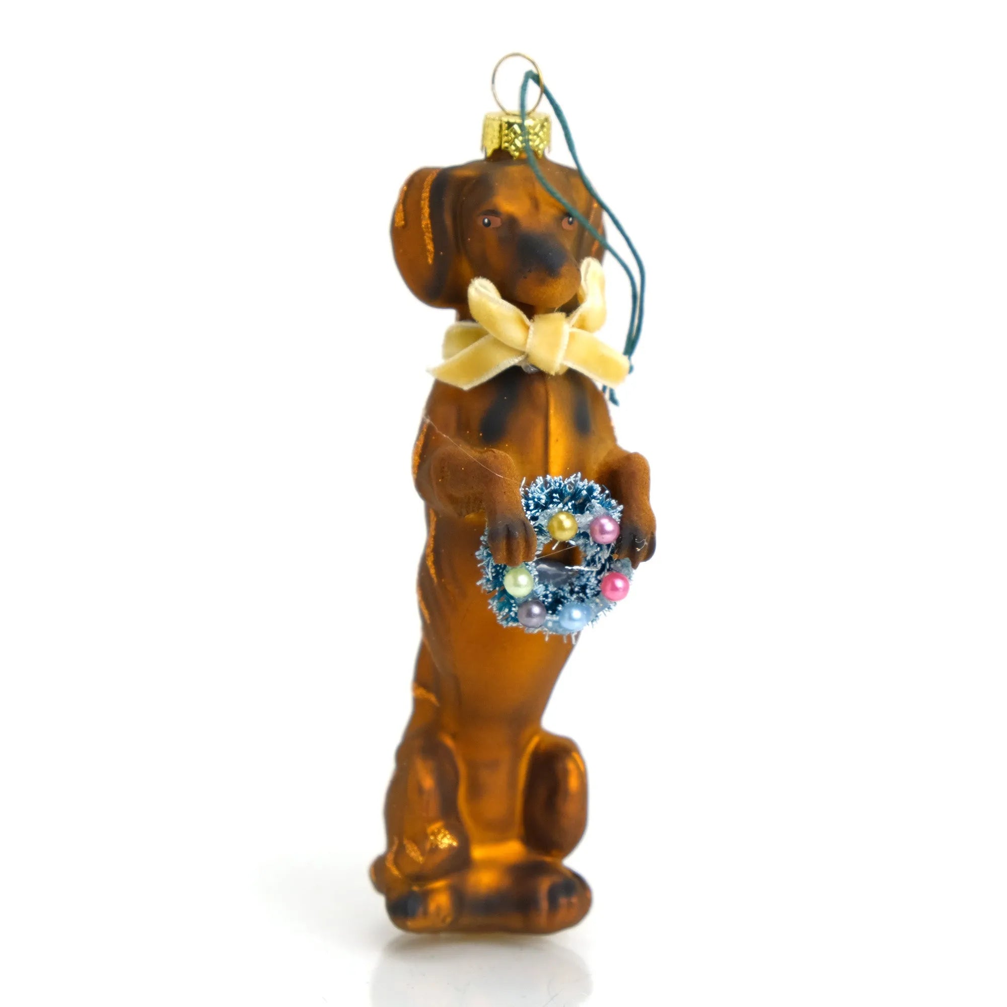 Festive Dachshund Ornament