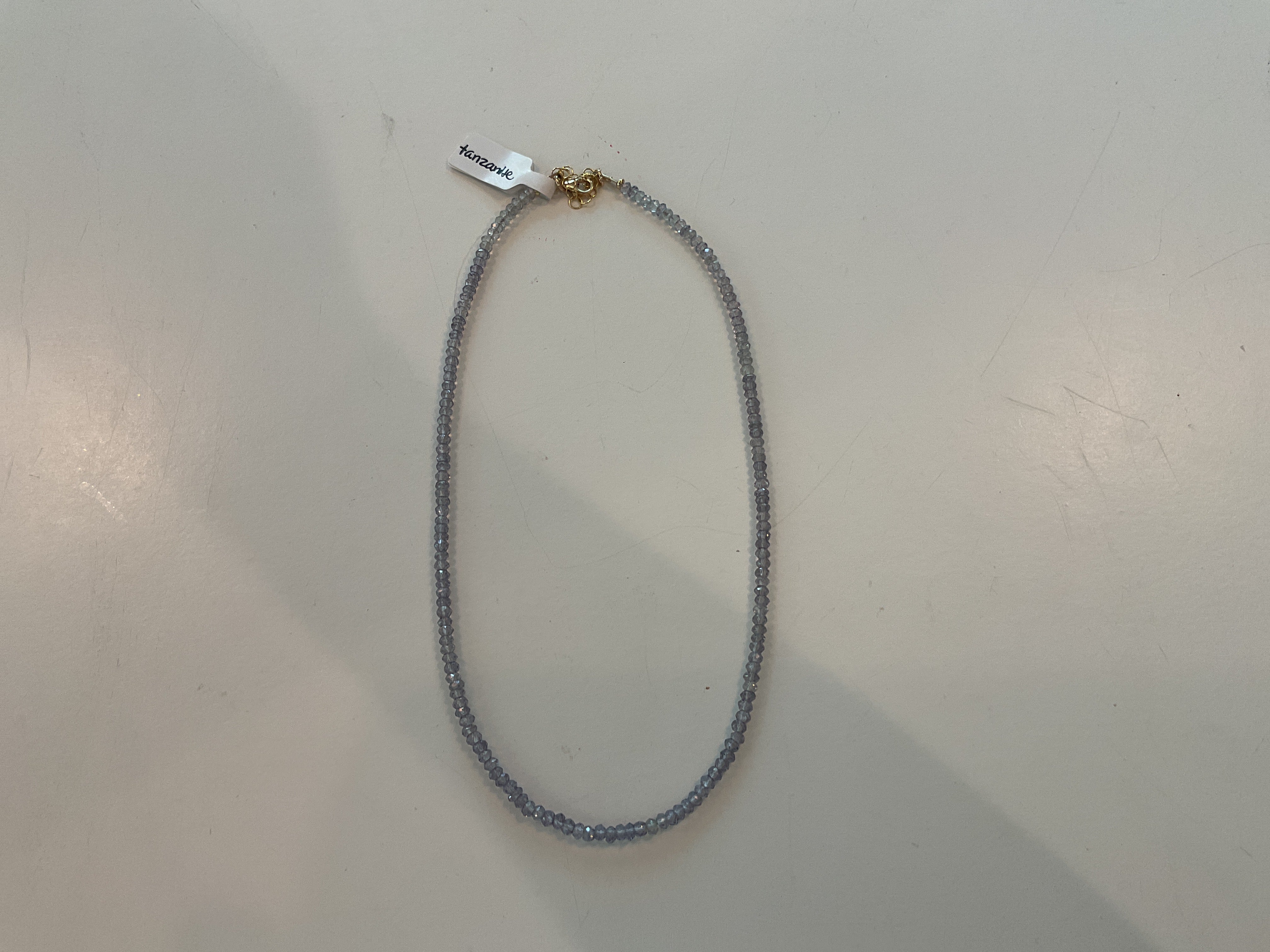 Tanzanite Beaded Necklace