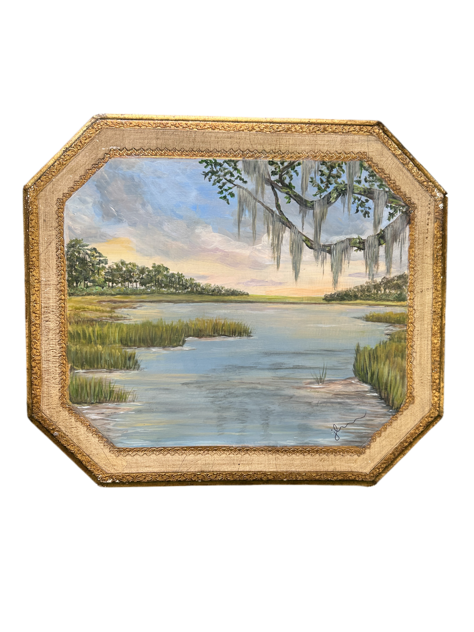 Jenn Leverett Large Florentine Painting