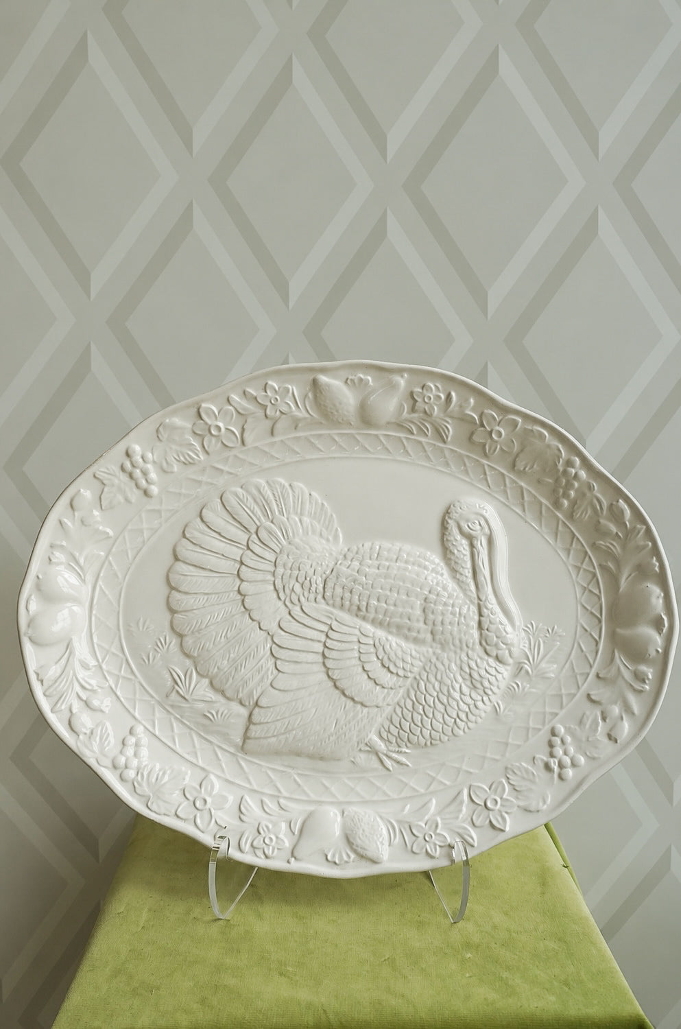 Vintage Turkey Platter
