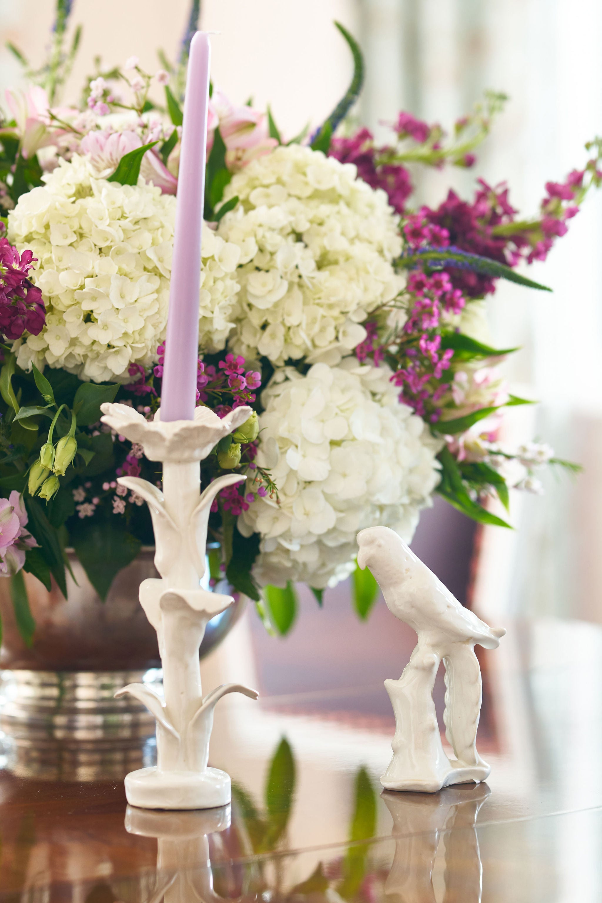 Small Parrot Bud Vase