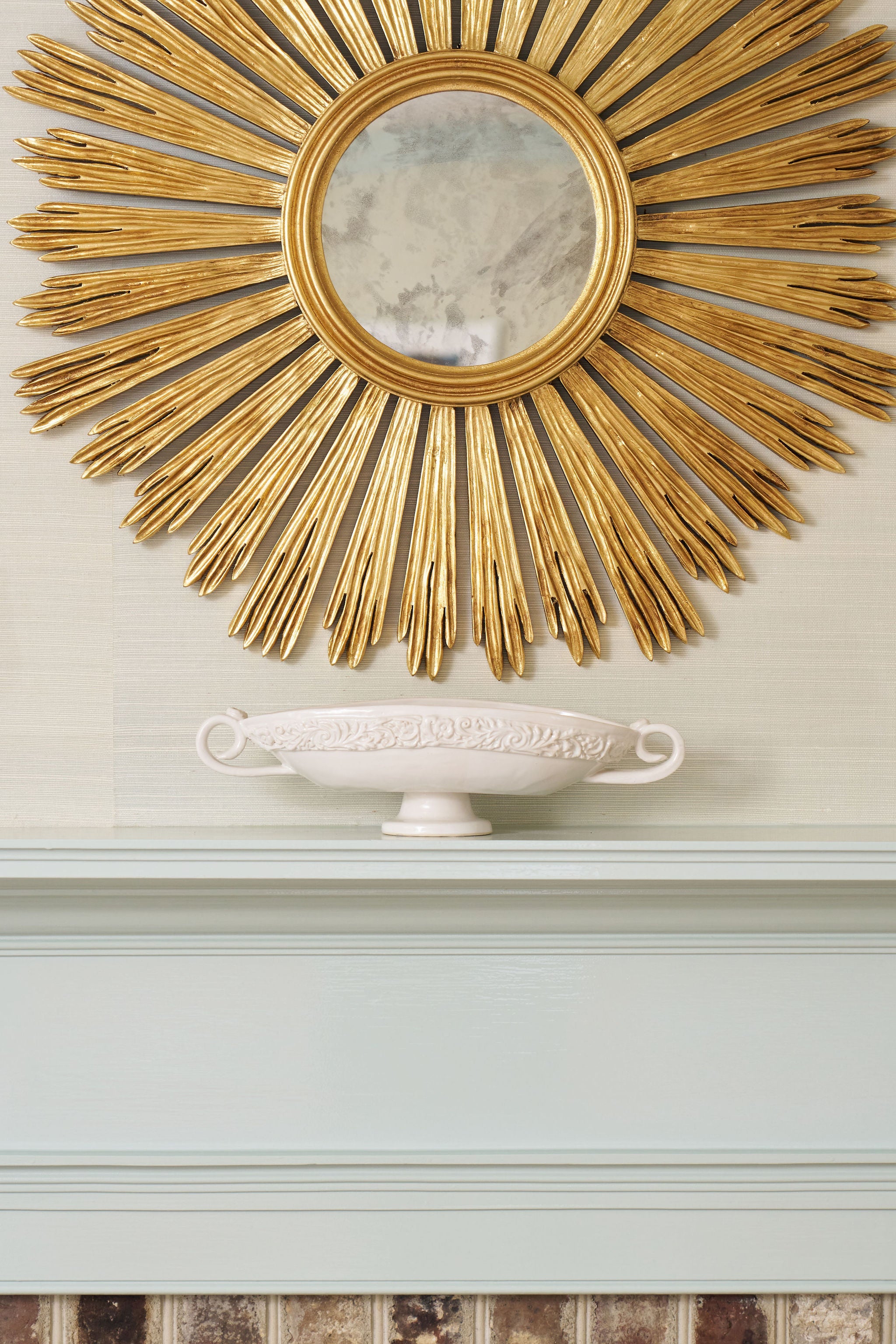 Mantel Oval Vase
