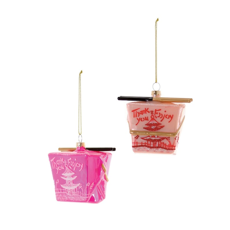 Chinese Take Out Box Ornament