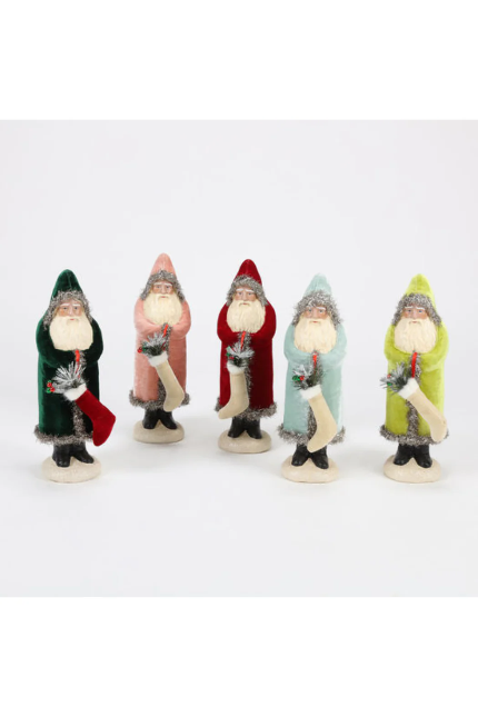 Velvet Belsnickle Santa, Large