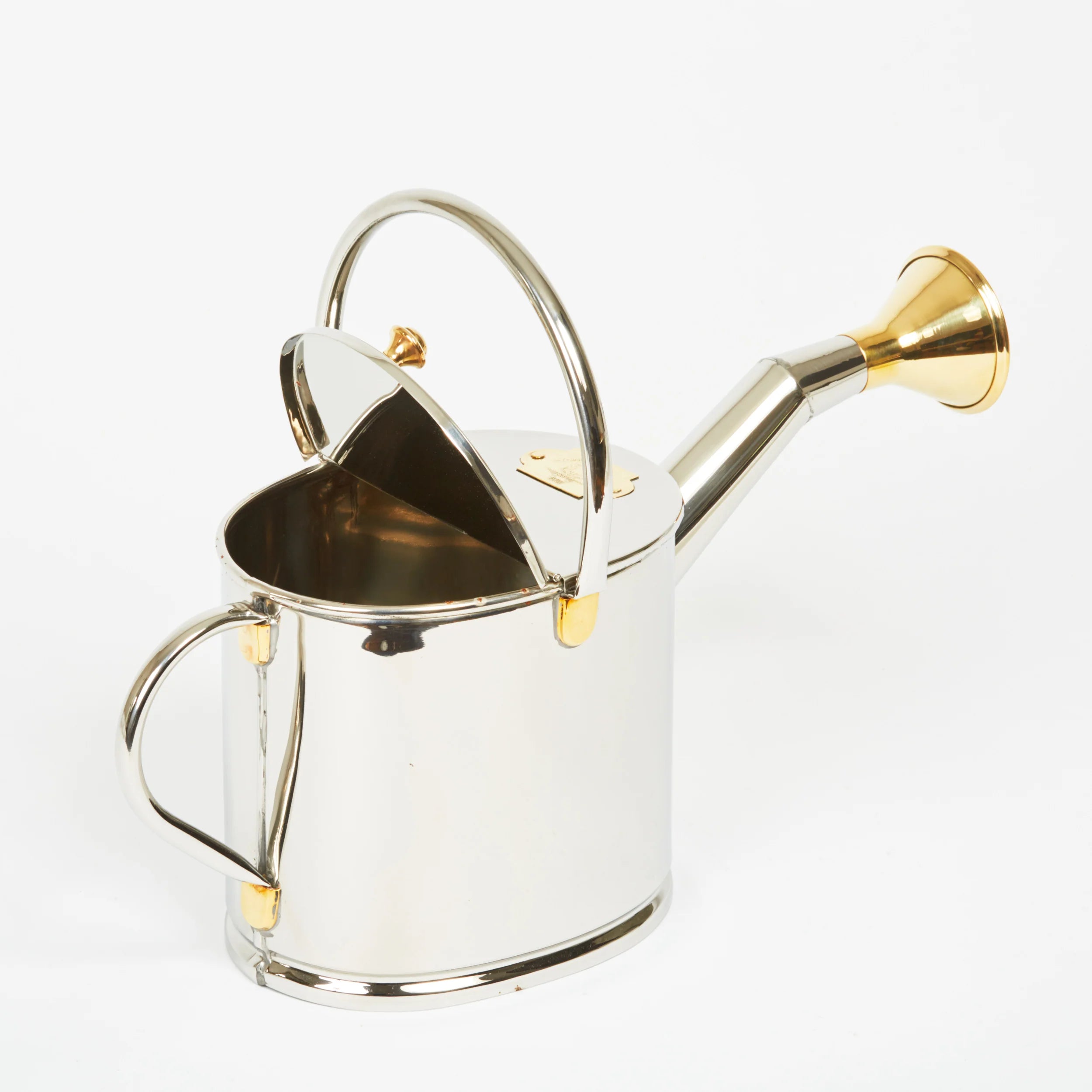 Stainless Steel & Brass Watering Can