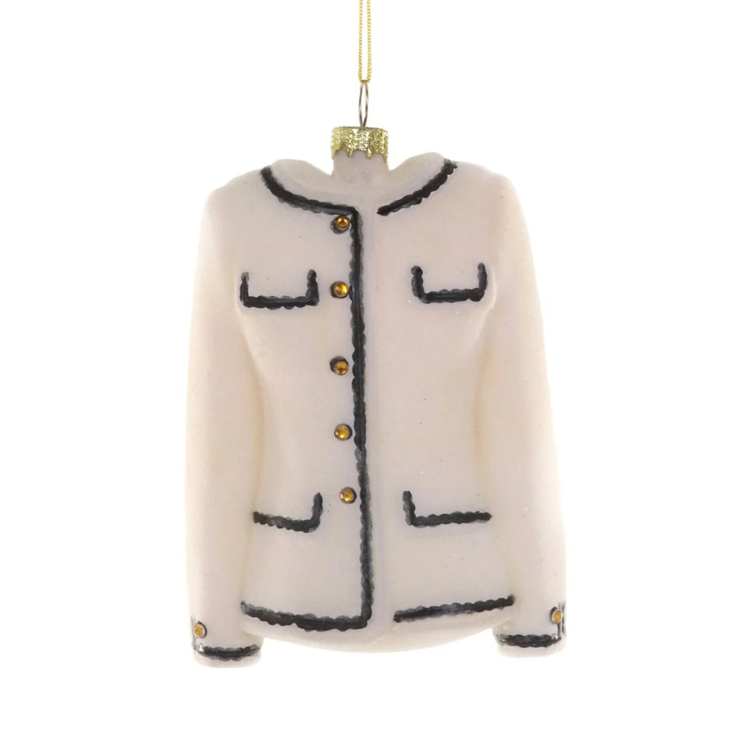 Luxe Tweed Jacket Ornament