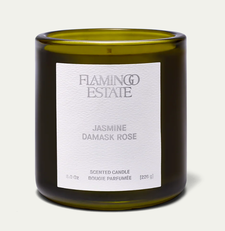 Flamingo Estate Jasmine Damask Rose Candle