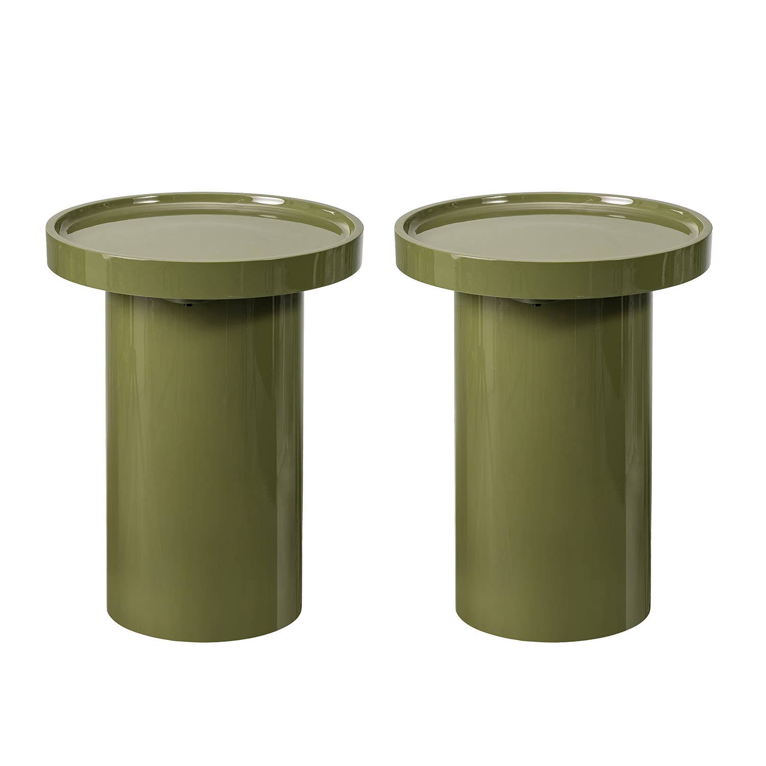 Olive End Table Set of 2