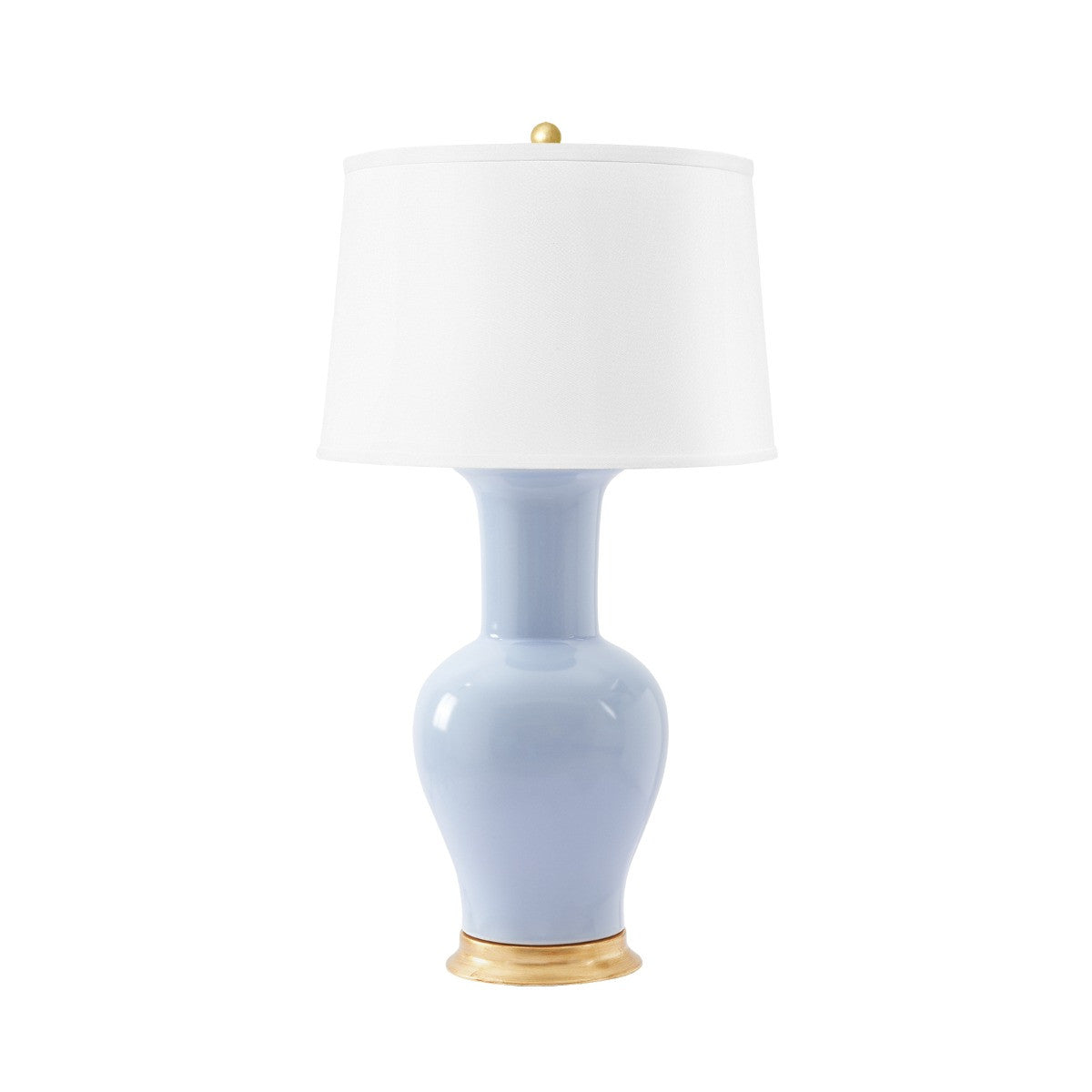 Acacia Lamp - Periwinkle Blue and Gold