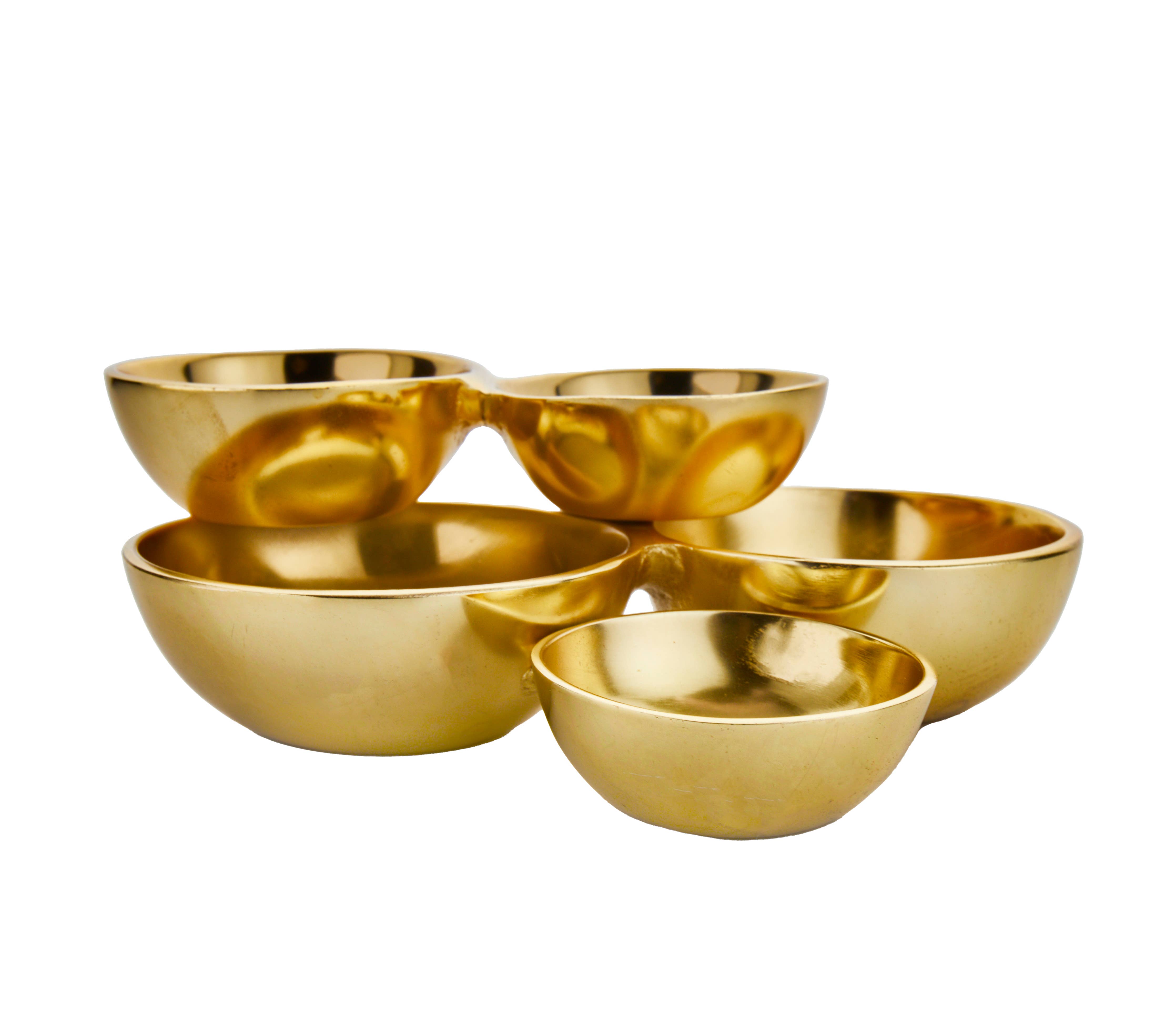 Gold Cluster Canapé Bowl