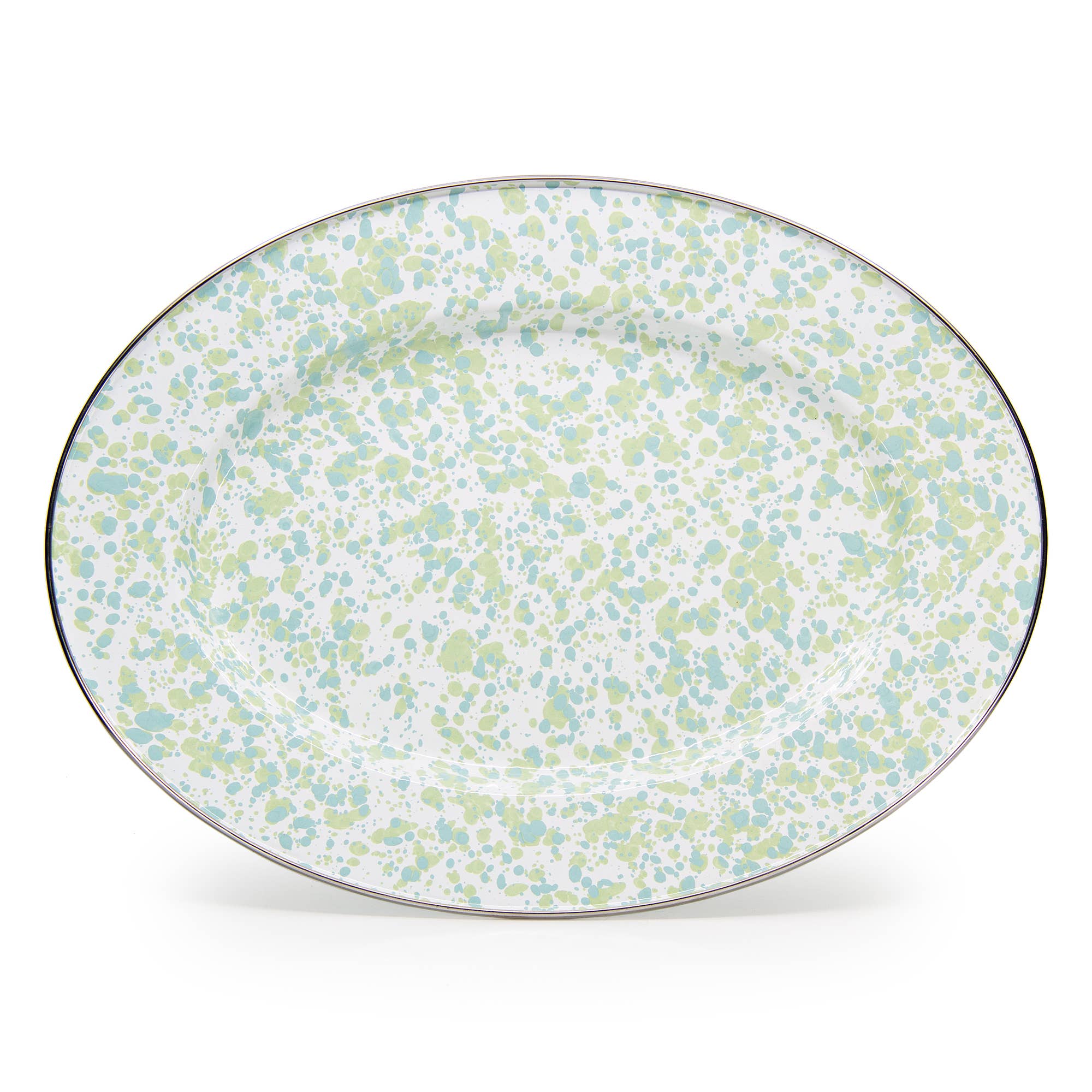 Enamelware Jardin Oval Platter