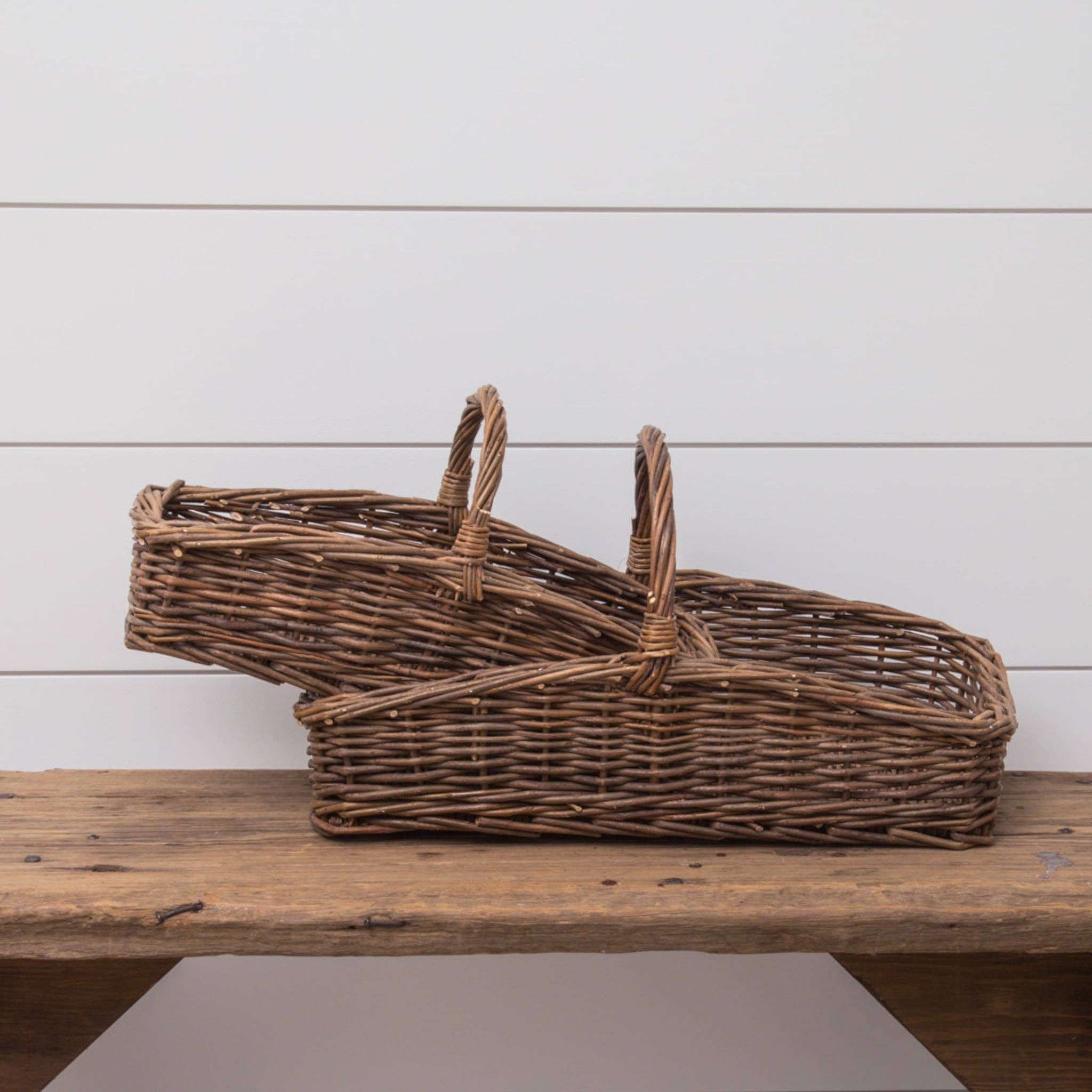 Wicker Garden Trug Basket