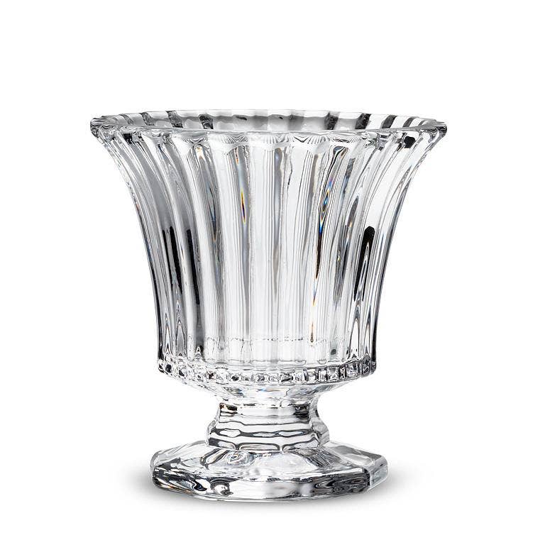 Flared Optic Pedestal Vase/Tealite