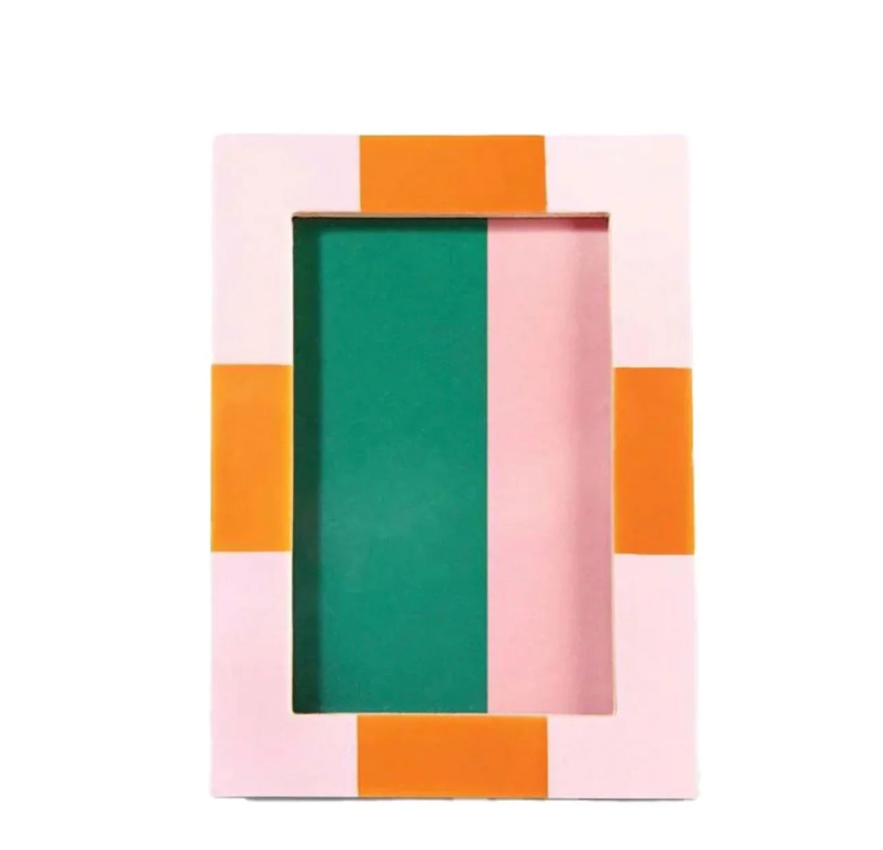 Orange Color Block frame