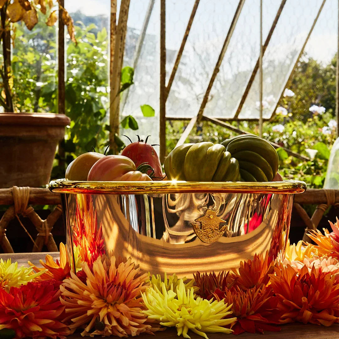 Stainless Steel & Brass Planter