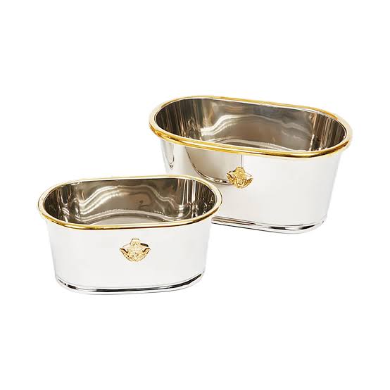 Stainless Steel & Brass Planter