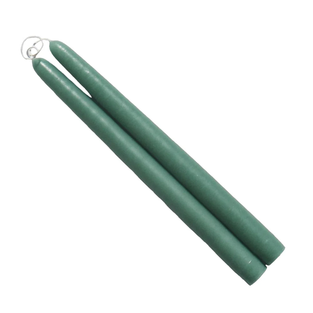 Sea Green Taper Candles - Set of Two
